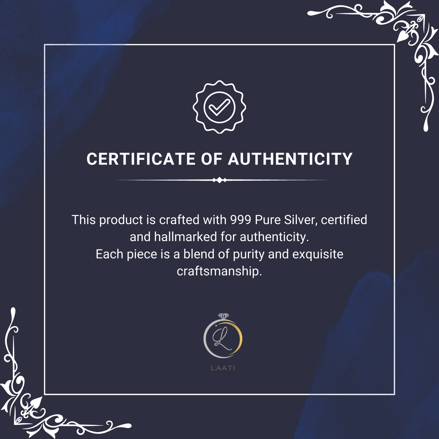 Aarti Sangrah Book – Pure Silver Pages | 9 Devi Devata Aarti Collection | Premium Velvet Gift Box | Laati